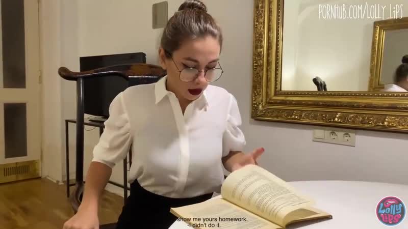 Трахнул учительницу в очках и кончил на лобок, pov sex home work porn russian girl tit ass boob fuck cum face hd (hot&amp;horny)