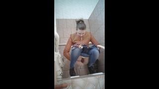 Camera in the school toilet (impressive do not look) #5 