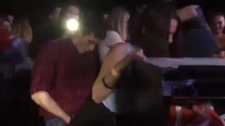 Sex On The Dance Floor In The Night Club Of Nizhny Novgorod 