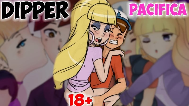 Диппер и пасифика любовь! dipper and pacifica love! gravity falls! гравити фолз! секс! хентай!