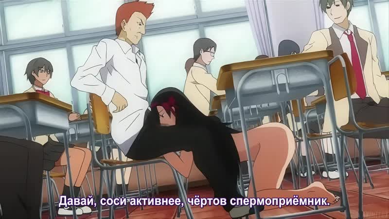 [hentai х хентай] саяка и 1428 студентов / 1428 nin no seito zenin ni sex sareru reijou sayaka 2