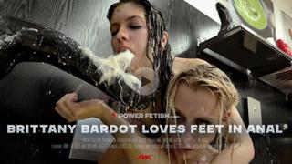 [powerfetish] brittany bardot loves feet in anal food footfetish gaping hole huge dildo kissing lesbian pissing spitting vomit