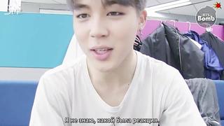 [rus sub][bangtan porn] jimins selfie cam – interview time with bts