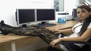 Жена трахается на работе