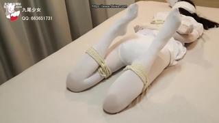 Chinese nurse bondage cute girl shibari cosplay sex play ero solo porno cute teen webcam porn amateur solo petite pussy