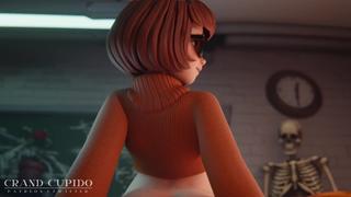 Cartoon Adult Velma Dinkley Railing Faux-cock Ass Fuck Public Scooby Doo