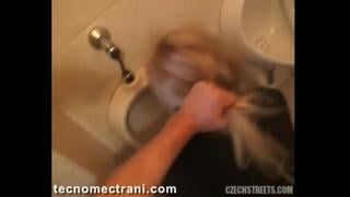 The Girl Sucked In The Toilet For Money (sex For Money Unexperienced Porn Homemade Blowjob Teenager Rectal Homemade Tits) Hard Core Real Hump Movie 