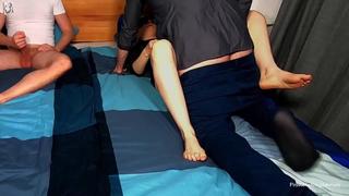 Sharing is caring cuckold creampies with best friend