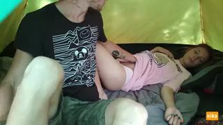 Sex in the tent Summer 2019 went to the sea finished on young 