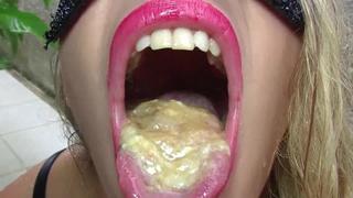 mina im scating in the rain [scat , vomit]