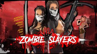 Arya fae, adriana chechik, megan rain zombie slayers в'