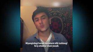 +18 яна бир узбек гей чикди