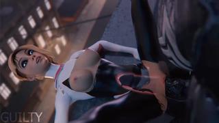 [3d porn] guilty spider stud into the spider verse venom rough plumbed gwen spider and make creampied (2020) [creampie , 3dporn]