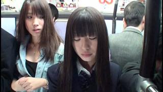 Hinata Tachibana , Emi Akane & Other's Lesbian Porno Hookup School Girls In Bus