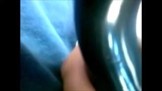 The girl touched a member in a minibus 