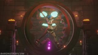 Jinx machine tickling (league of legends sex)