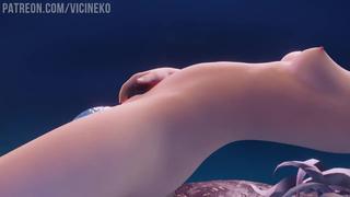 Keqing & slime | hu tao & slime (by vicineko) - BEST XXX TUBE