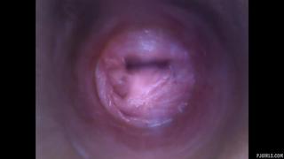 Live cam recording inside a vagina