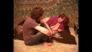 Зрелая , русская , толстая мама попросила сына полизать и по трахать