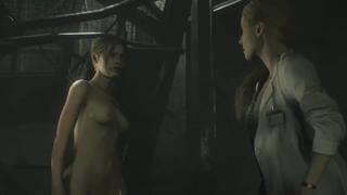 resident evil two remake claire redfield undressed mod all scenes