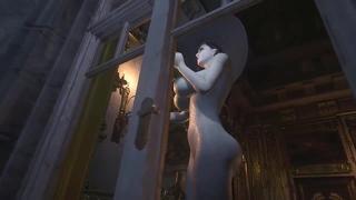 resident evil 8 village damsel dimitrescu naked mod [all cutscenes]