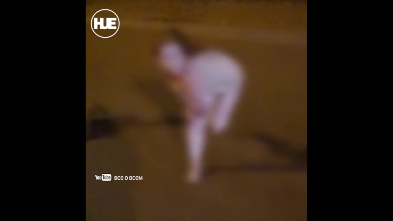 В уфе обнажённая женщина бегала по улице и бросалась на прохожих