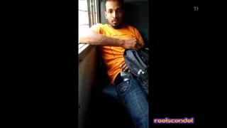 Indian dick flash gets caught by college girl on her mobile in train