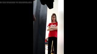 Jokey Dickflash In Dressing Apartment