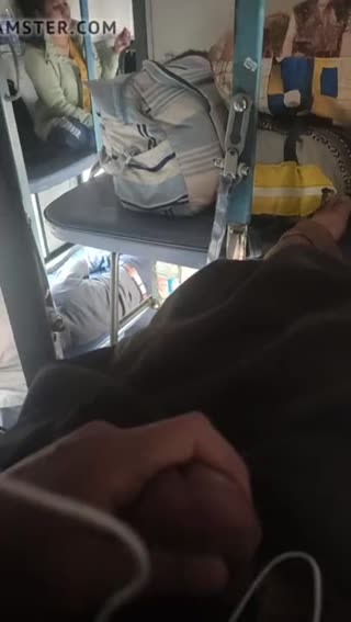 Flashing dick to indian girl in train