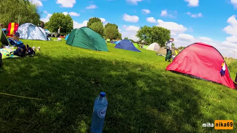 Very risky sex in a crowded camping amsterdam public pov by kamastetica