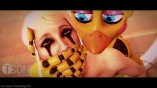rule34 five nights at freddys (fnaf) chica (chica has some fun at the beach) sfm three dimensional porn sound 1min