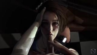 3d porn jill valentine (resident evil blowjob)