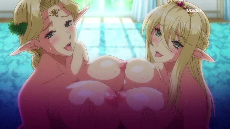 [animaunt] эльфийки с большими сиськами под гипнозом \ kyonyuu elf oyako saimin 01 (многоголосые стоны)