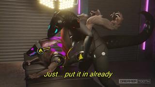 Porn sex synth fucks tight protogen girl's pussy twice creampie dreamertooth