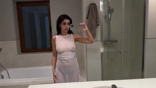 Sophie rayne @sophie foxiee try on haul transparent outfits see ...