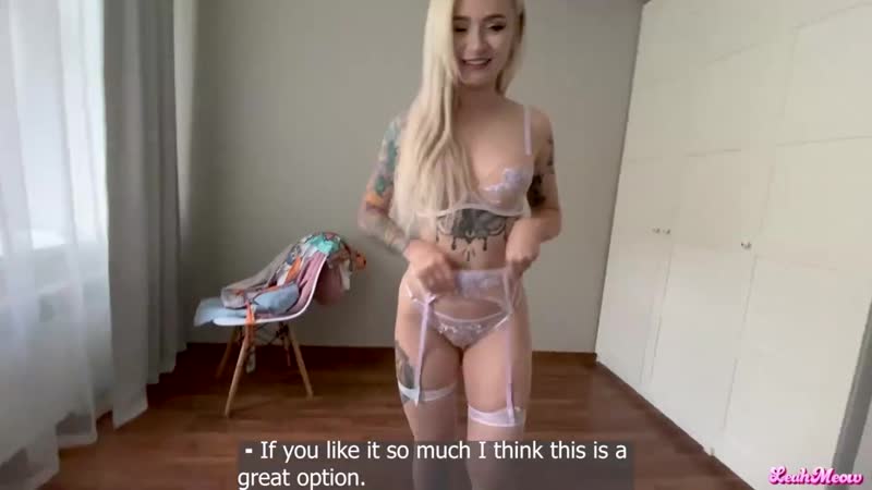 Rate my new lingerie, brother, stepsister fucked to orgasm leah meow [porn, Russian with dialogues