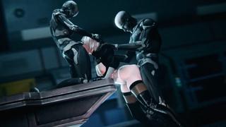 Nier Automata 2b Very First Assembly By Studio Fow 3d Sfm Hentai Pornography (18+)