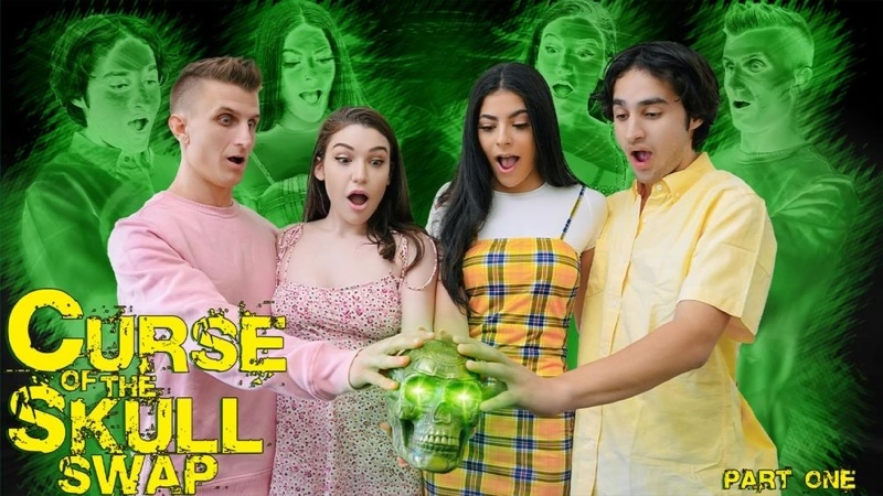 Lily lou &amp; angel gostosa curse of the skull swap pt 1[2022, teen, threesome, blowjob, hardcore, all sex, 1080p hd]