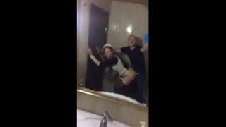 Fucks Deu In The Bathroom On The Adherent Home Porn Cancer Sex 