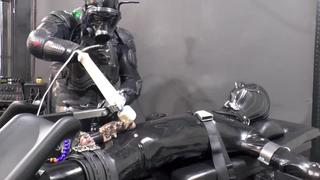 Rubngum against his will gay porn rubber fetish BDSM Rubber Homosexual Fetish Sex Domination Slave Mummium Bondage Young 