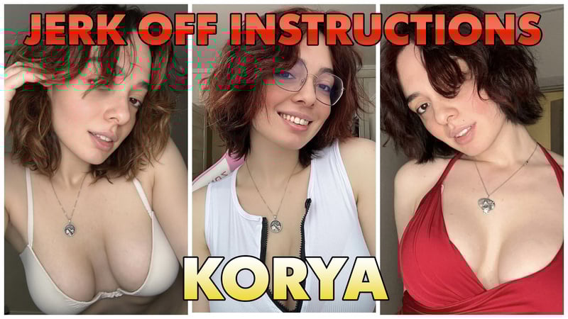 Korya (коря) инструкция по дрочке/jerk off instruction/joi