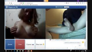 Развратная девочка мастурбирует в видеочате, omegle, чат рулетка, вирт, с