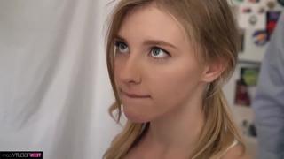 A neighboring small one after lessons in two trunks Russian student young young teenager anal 