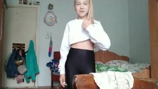 Перевоплощение старых лосин в модные велосипедки 😂👌😂