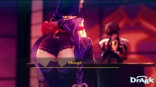 Raiden With Zhong Lee I (genshin Impact) Dragk 1080 