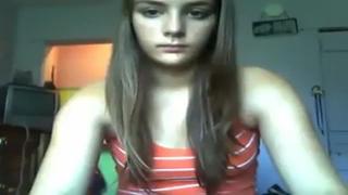 Young russian teen naked on webcam