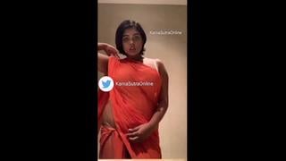 Oasi Das In Orange Saree Hindi Audio 1