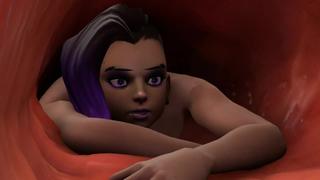 Giantess Widowmaker Anal Invasion Vores Sombra