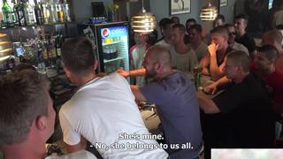 gangbang , czech , buttfuck