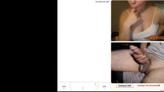 Omegle 30 Premature Cumshot